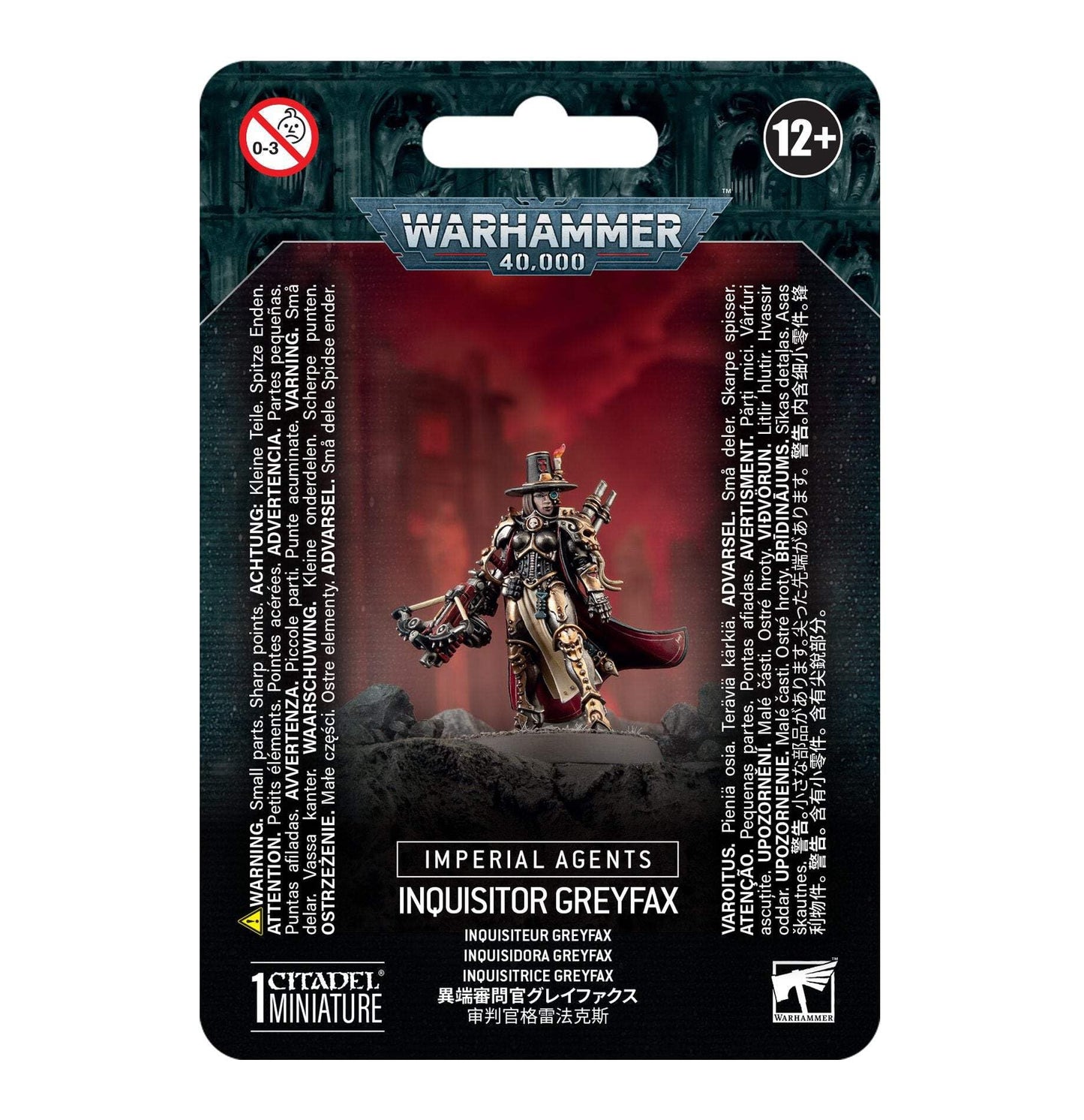 Warhammer 40K Imperial Agents Inquisitor Greyfax | Games Workshop Plastic Model Kit