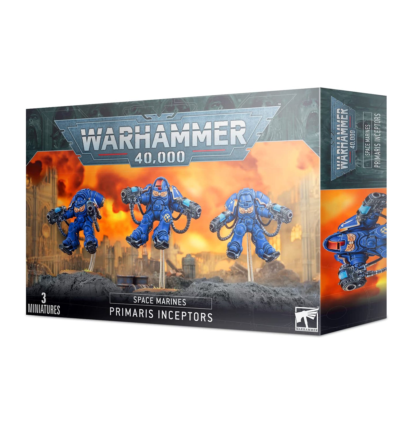 Games Workshop Warhammer 40,000 Primaris Inceptors – Plastic Minis for Assembly & Painting