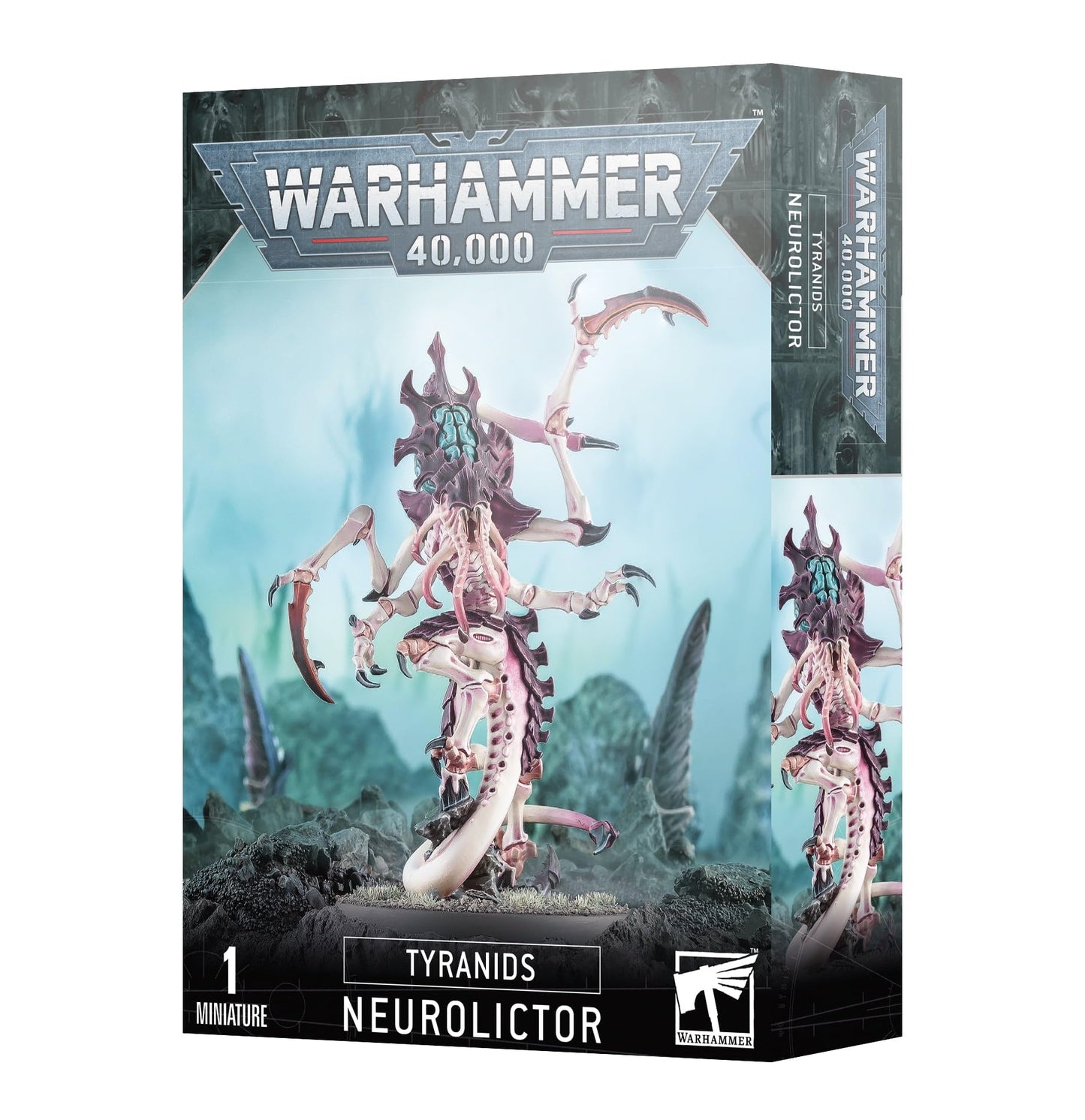 Games Workshop Warhammer 40,000 Tyranids Neurolictor – Black | Stealthy Tyranid Saboteur Miniature