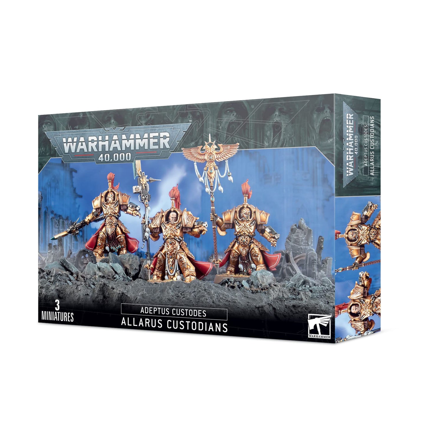 Games Workshop Warhammer 40k Adeptus Custodes Allarus Custodian – High Detail Miniature
