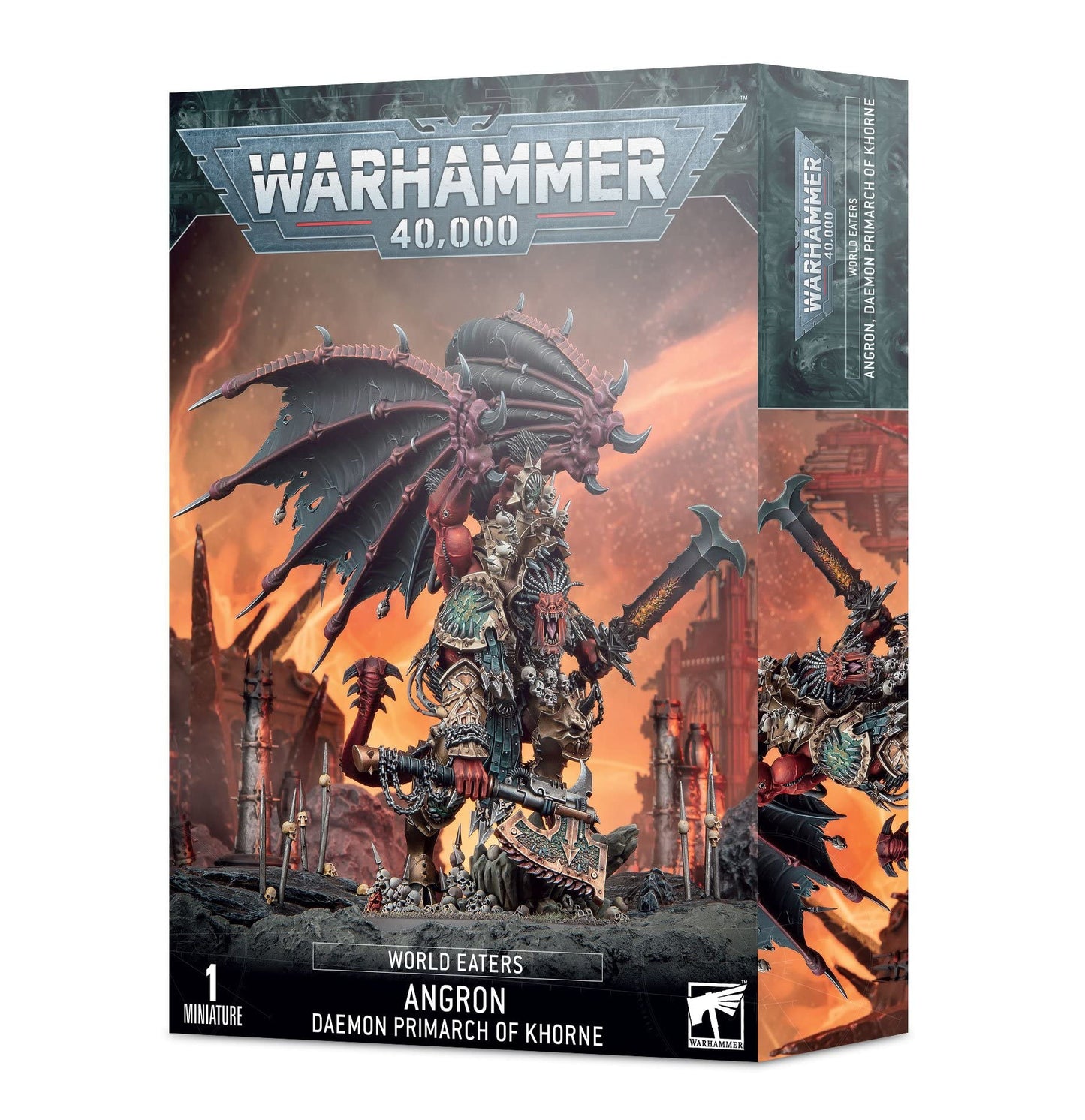 Games Workshop Warhammer 40k Angron Daemon Primarch – World Eaters Chaos Space Marines