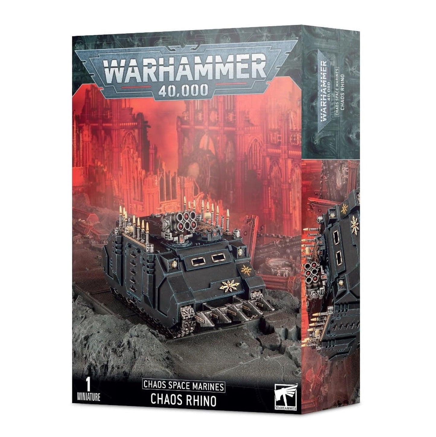 Games Workshop Warhammer 40k Chaos Rhino | Chaos Space Marines Transport Miniature