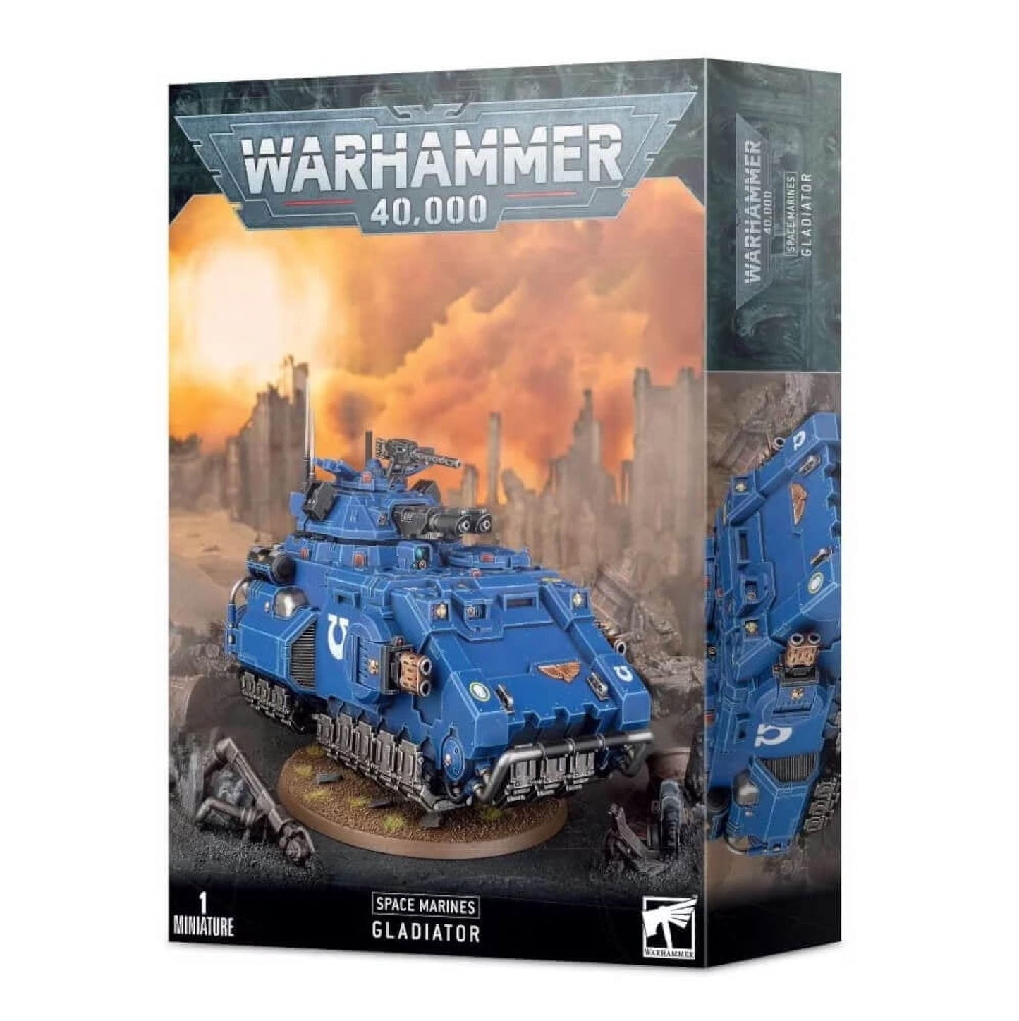 Games Workshop Warhammer 40k Space Marine Gladiator Kit | 157 Plastic Components + 100mm Base | GAW48-37-99-12-01-01-282