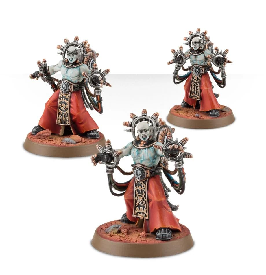 Games Workshop Warhammer 40k Adeptus Mechanicus Electro-Priests – Miniatures