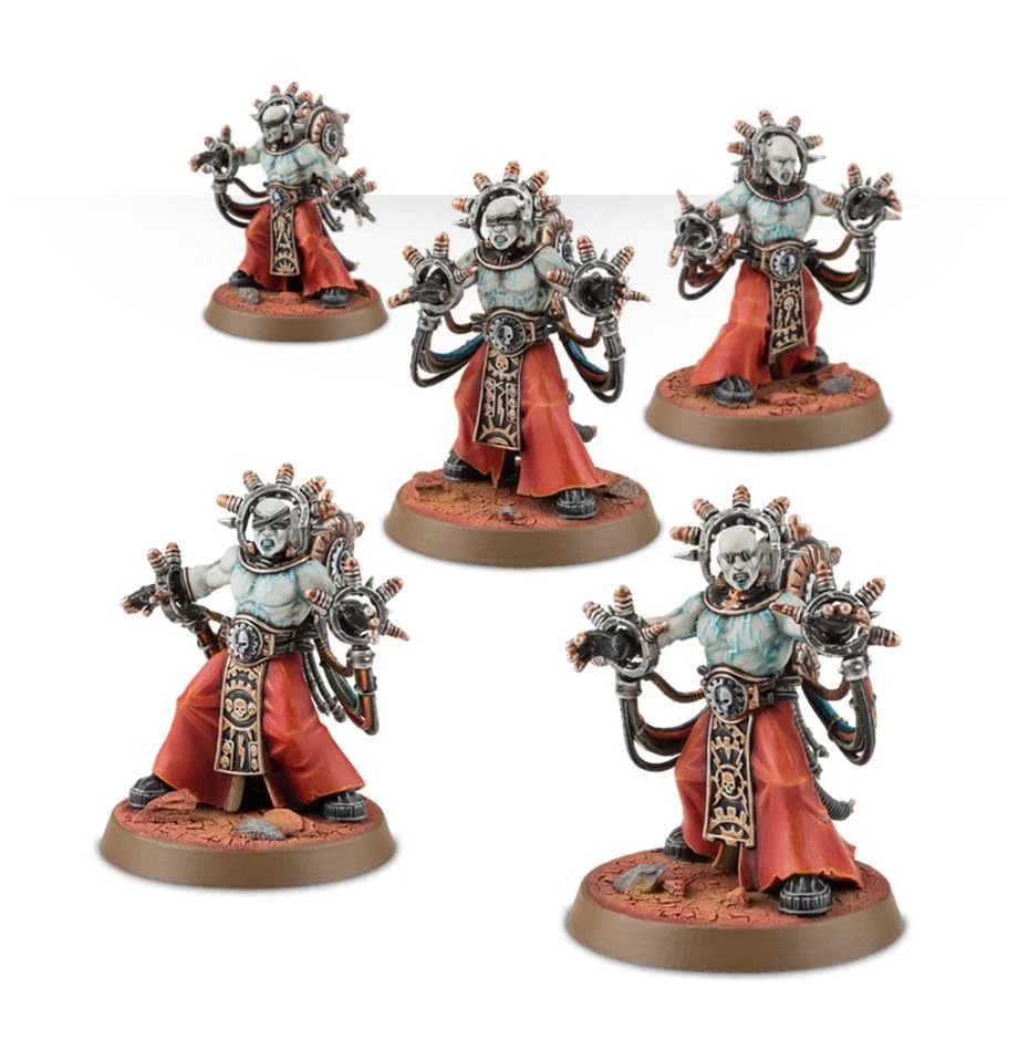 Games Workshop Warhammer 40k Adeptus Mechanicus Electro-Priests – Miniatures