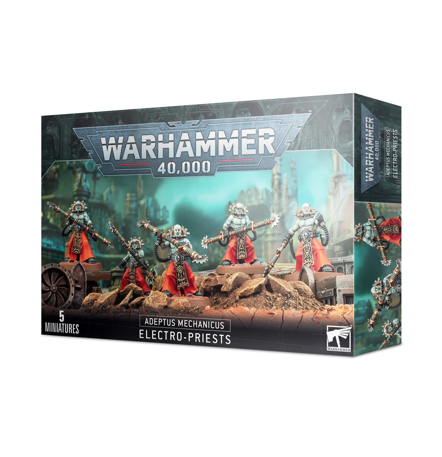 Games Workshop Warhammer 40k Adeptus Mechanicus Electro-Priests – Miniatures