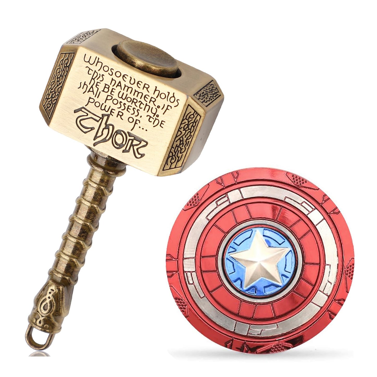 Gamtec Fidget Chain Hammer Spinner – Bronze Focus Toy