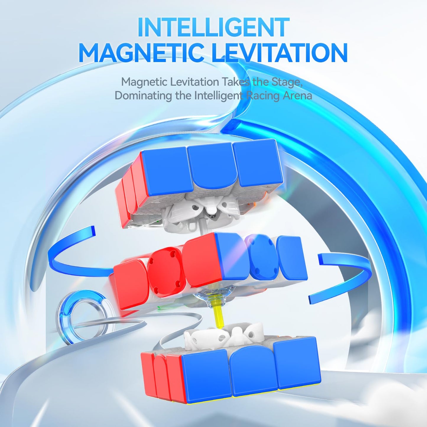 GAN 12 UI MagLev: Smart 3x3 Speed Cube with PowerPod Battery, Bluetooth App & Online Rankings