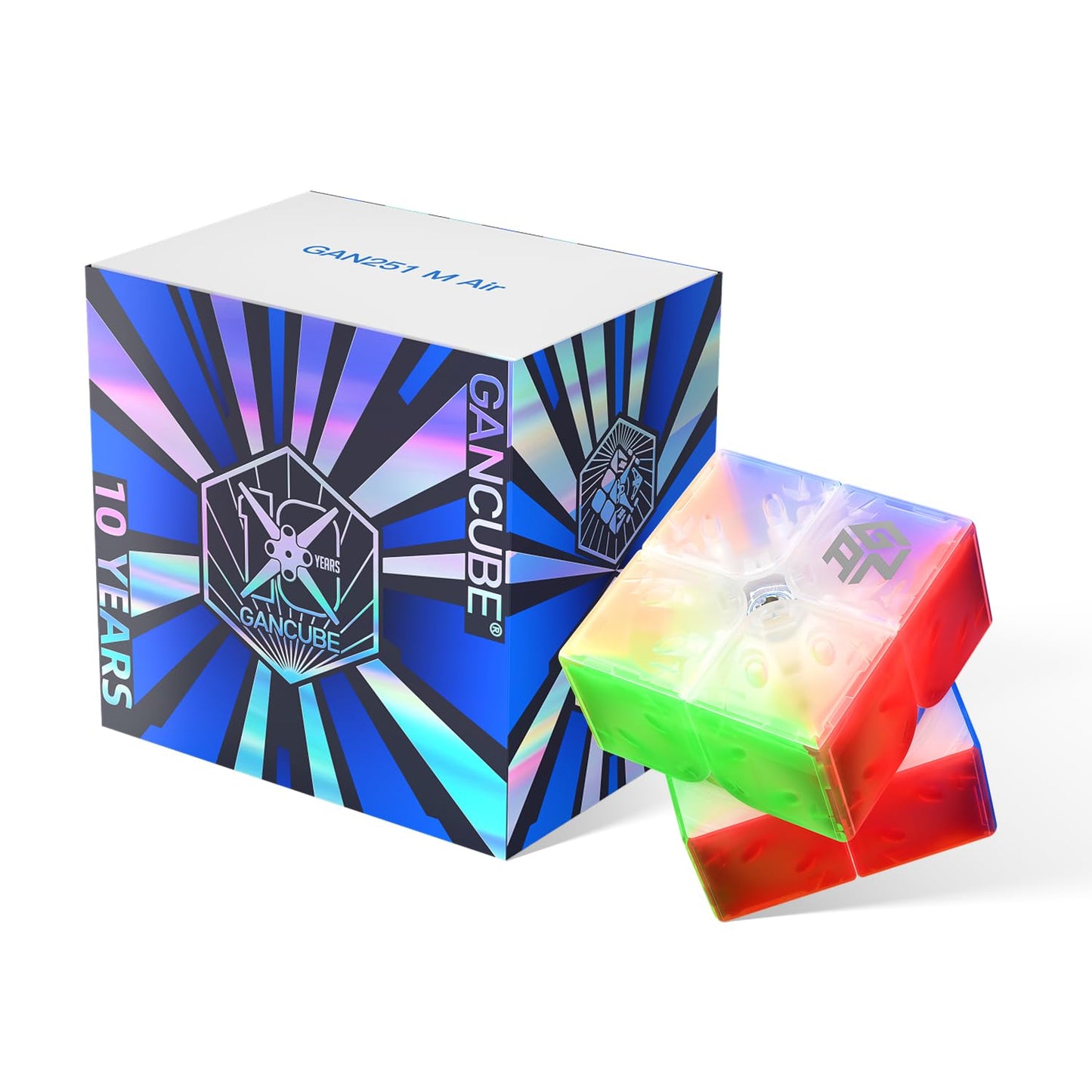 GAN 251 M Air 10th Anniversary Edition – Magnetic 2x2 Speed Cube by GAN