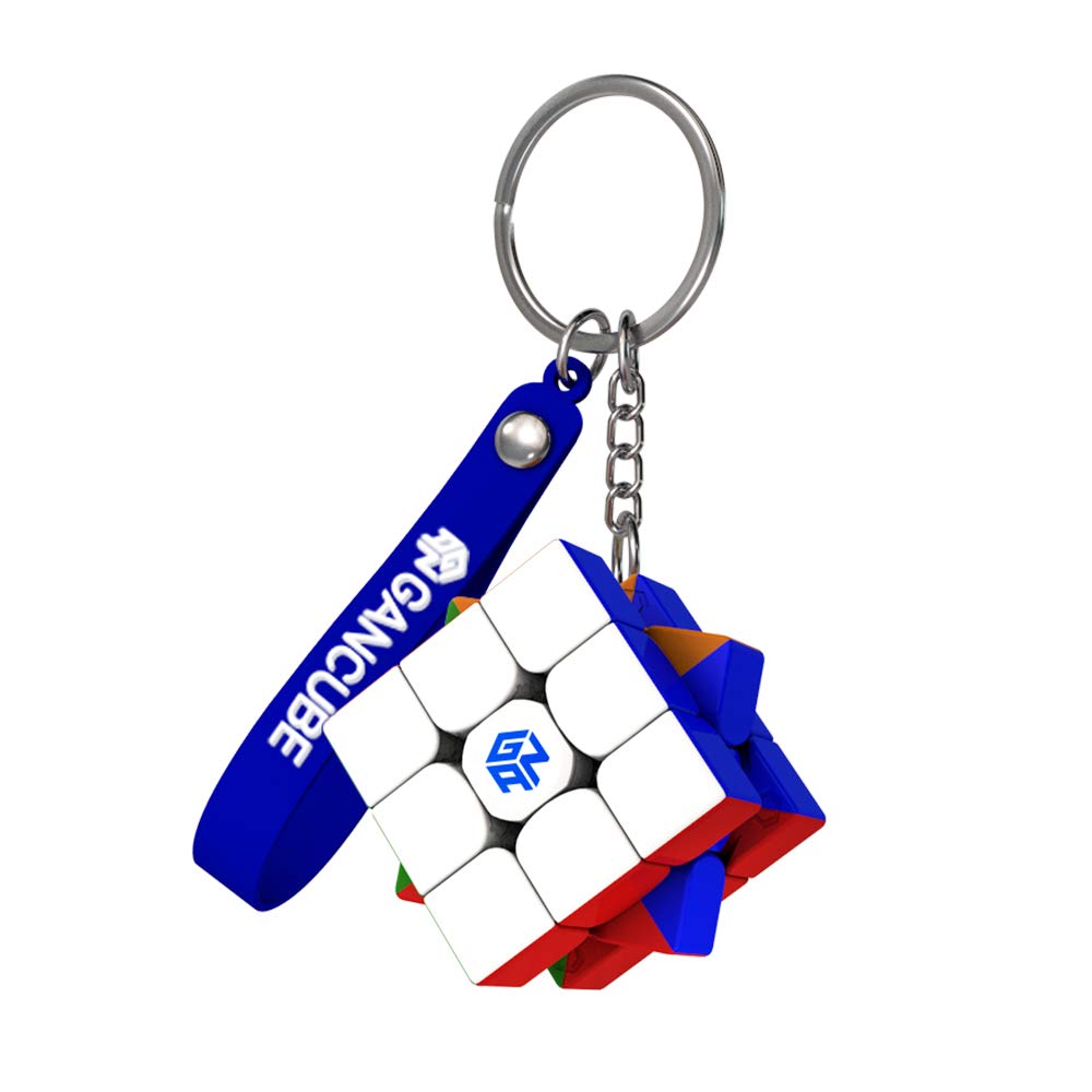 GAN 330 Keychain Cube – 3x3 Mini Stickerless Speed Cube | Portable 1.2 Inch