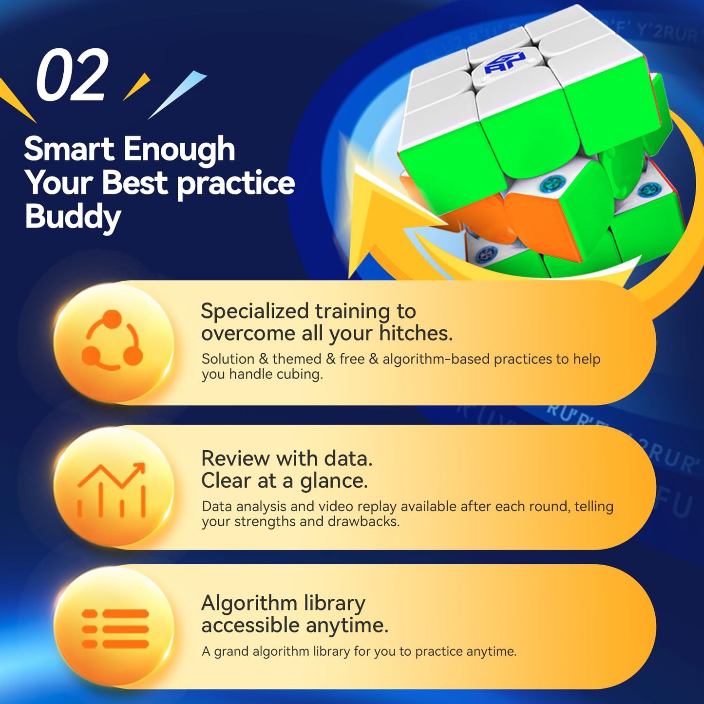 GAN 356 i Carry E Smart Speed Cube: Magnetic Precision, Bluetooth App Tracking & Real-Time Solving
