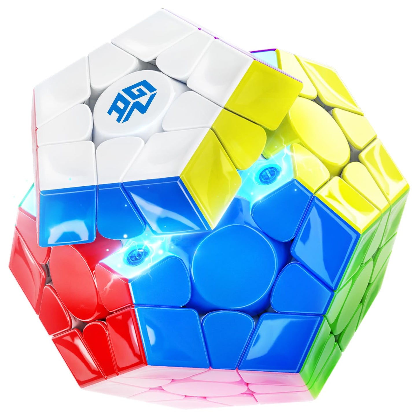 GAN Megaminx Maglev – Pentagonal Magnetic Speed Cube with 160 Magnets & 36 Hand Feels