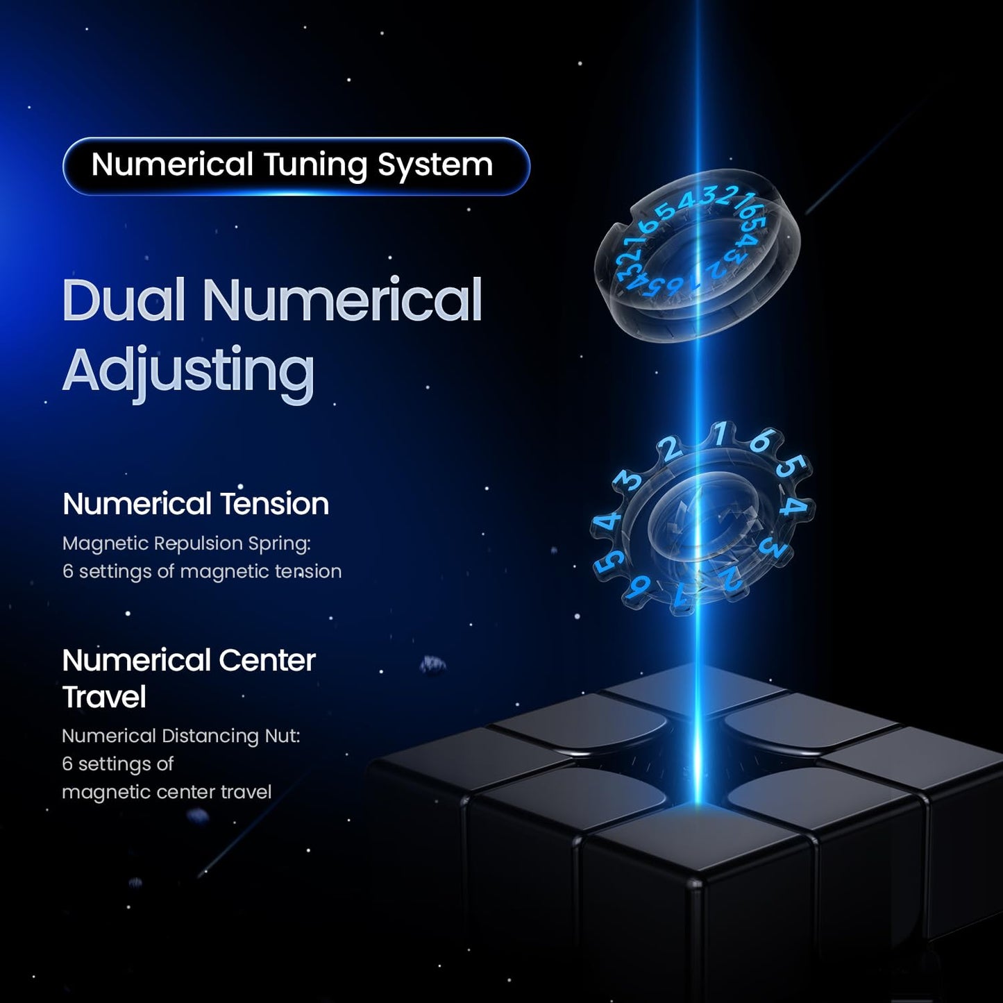 GAN 14 Maglev Pro Magnetic Speed Cube – 56mm, Anti-Pop, Center Locking, UV Coated