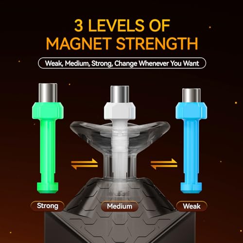 GAN 15 Maglev Speed Cube 3x3 | Ultra-Light 58.6g Magnetic Puzzle with GES V3 & UV Coating