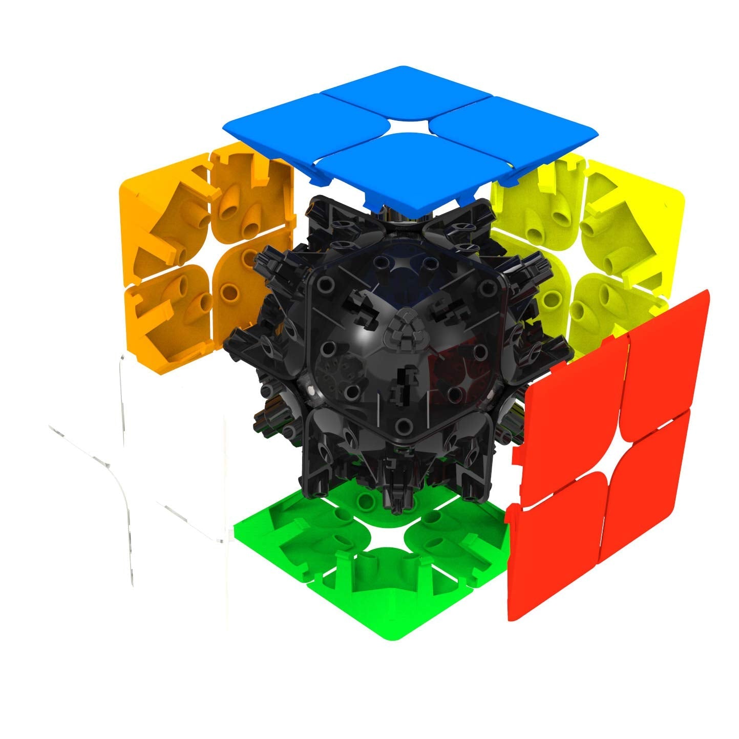 GAN 249 V2 2x2 Speed Cube – Stickerless 49mm Mini Cube by GAN
