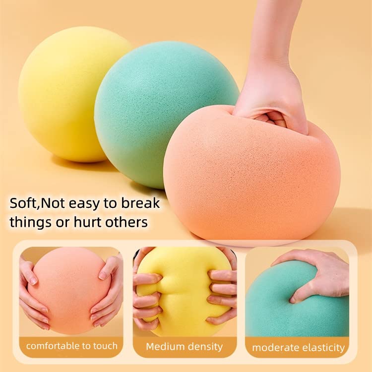 Ganjiang 7-Inch Soft No-Noise Foam Ball for Indoor Activity – Quiet, Safe, Versatile Play