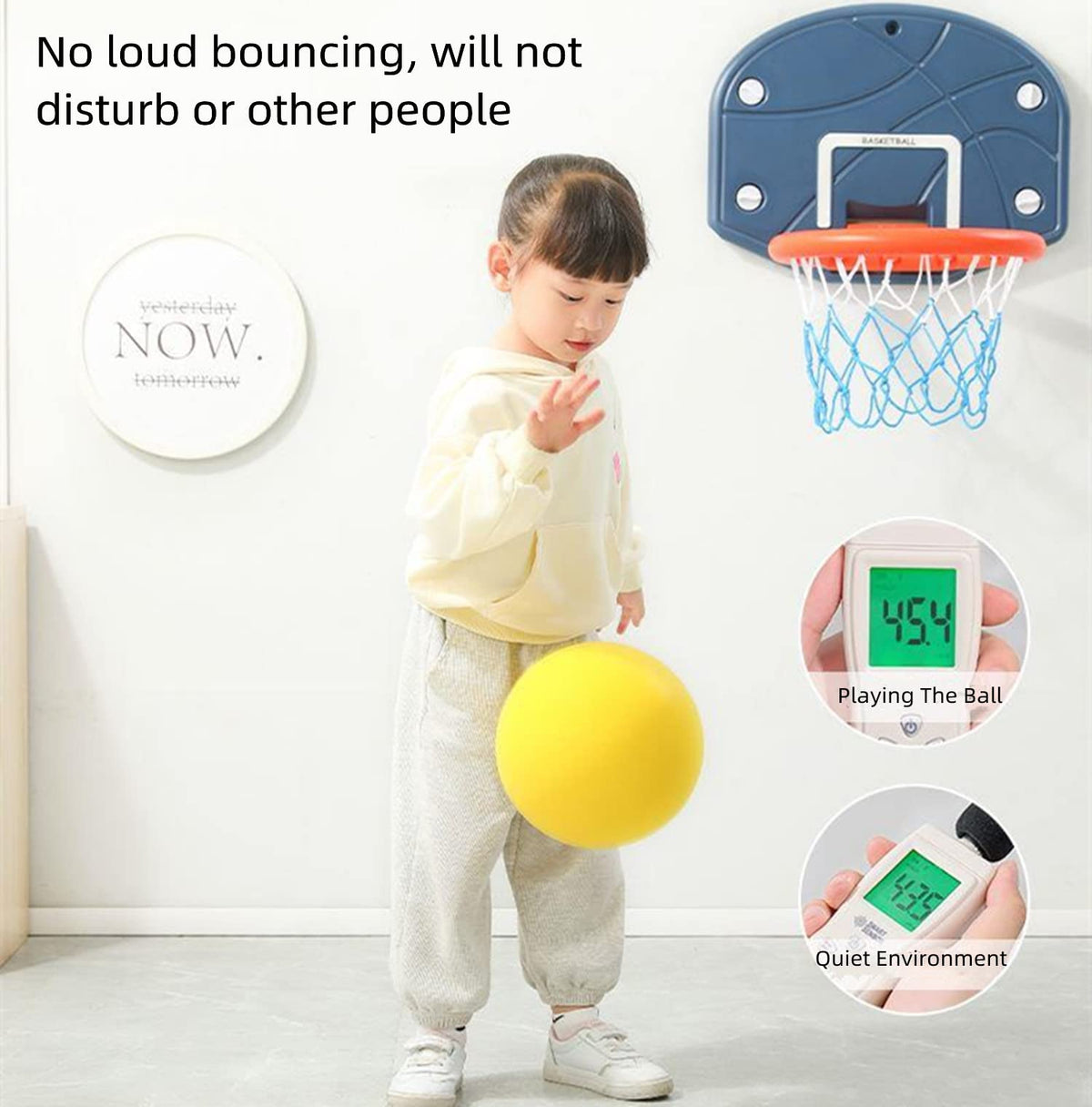 Ganjiang 7-Inch Soft No-Noise Foam Ball for Indoor Activity – Quiet, Safe, Versatile Play