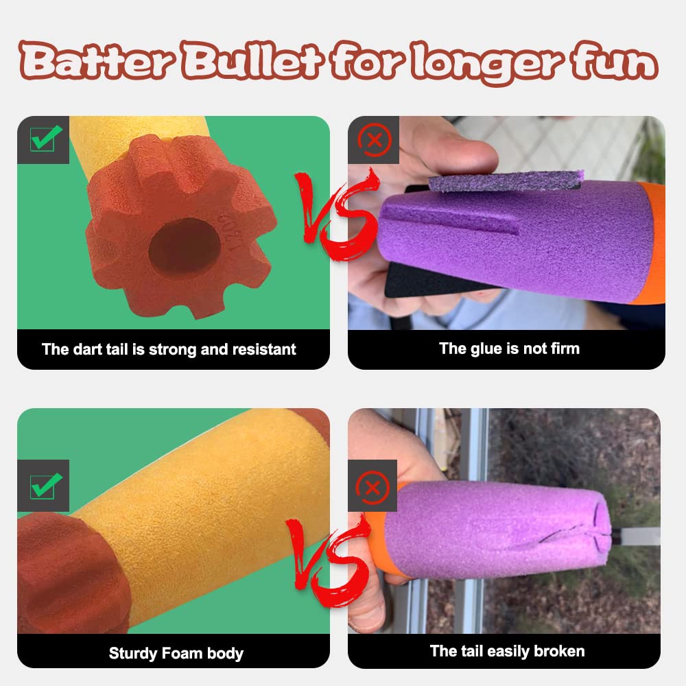 Gantan Rocket Barrel Launcher – Foam Rockets Included (6 Pack)