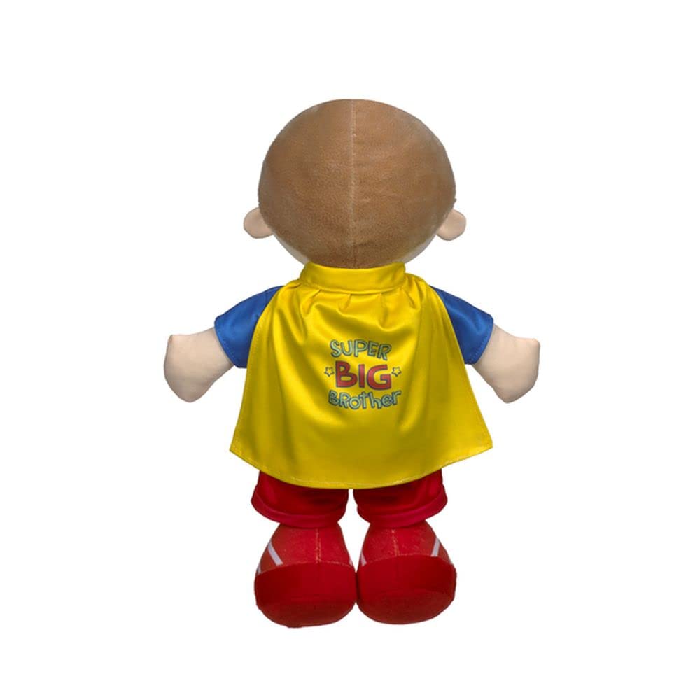 Baby Ganz Super Big Brother Plush Doll – 14-inch with Removable Cape | Ganz Plush Toys for Kids 3+