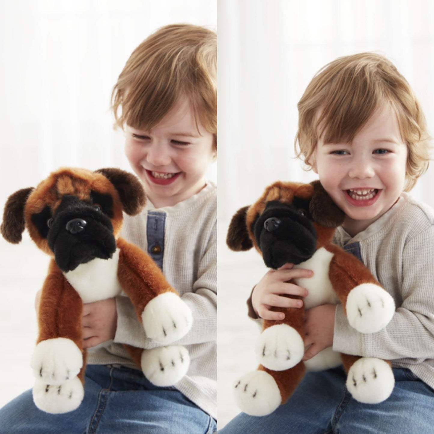 Ganz H14197 12-inch Heritage Boxer Stuffed Animal | Plush Toy by Ganz
