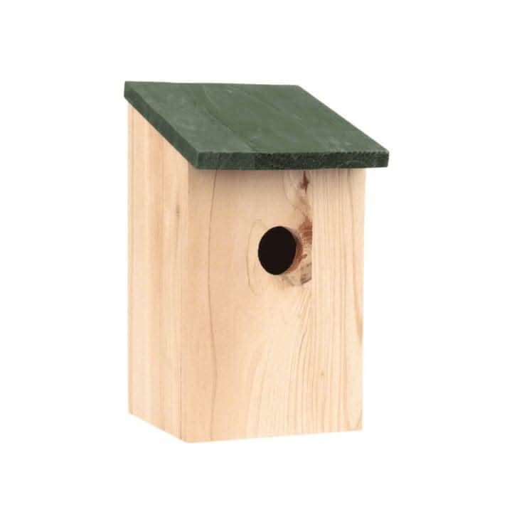 2 Pack Wooden Bird Nesting Boxes for Small Garden Birds