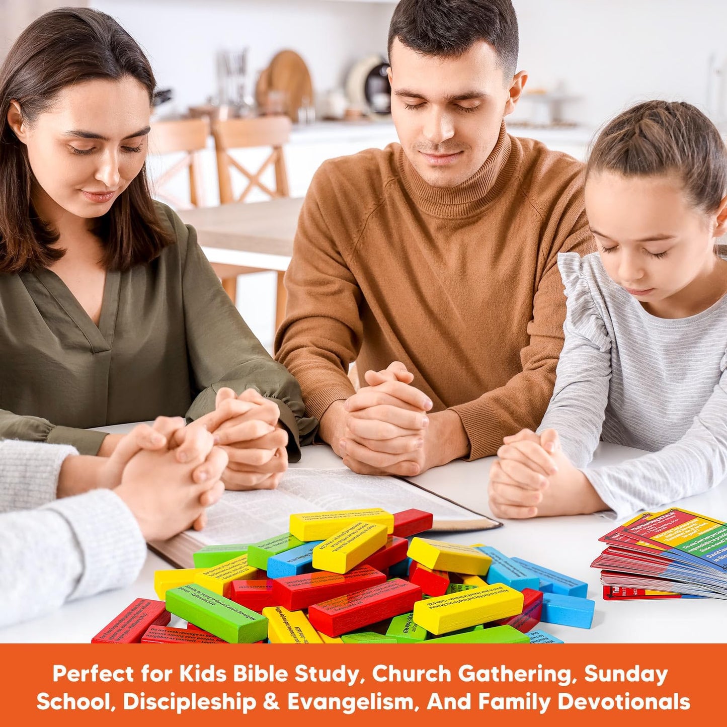Garybank Faith Tower Bible Games for Kids - 260+ Bible Trivia Cards