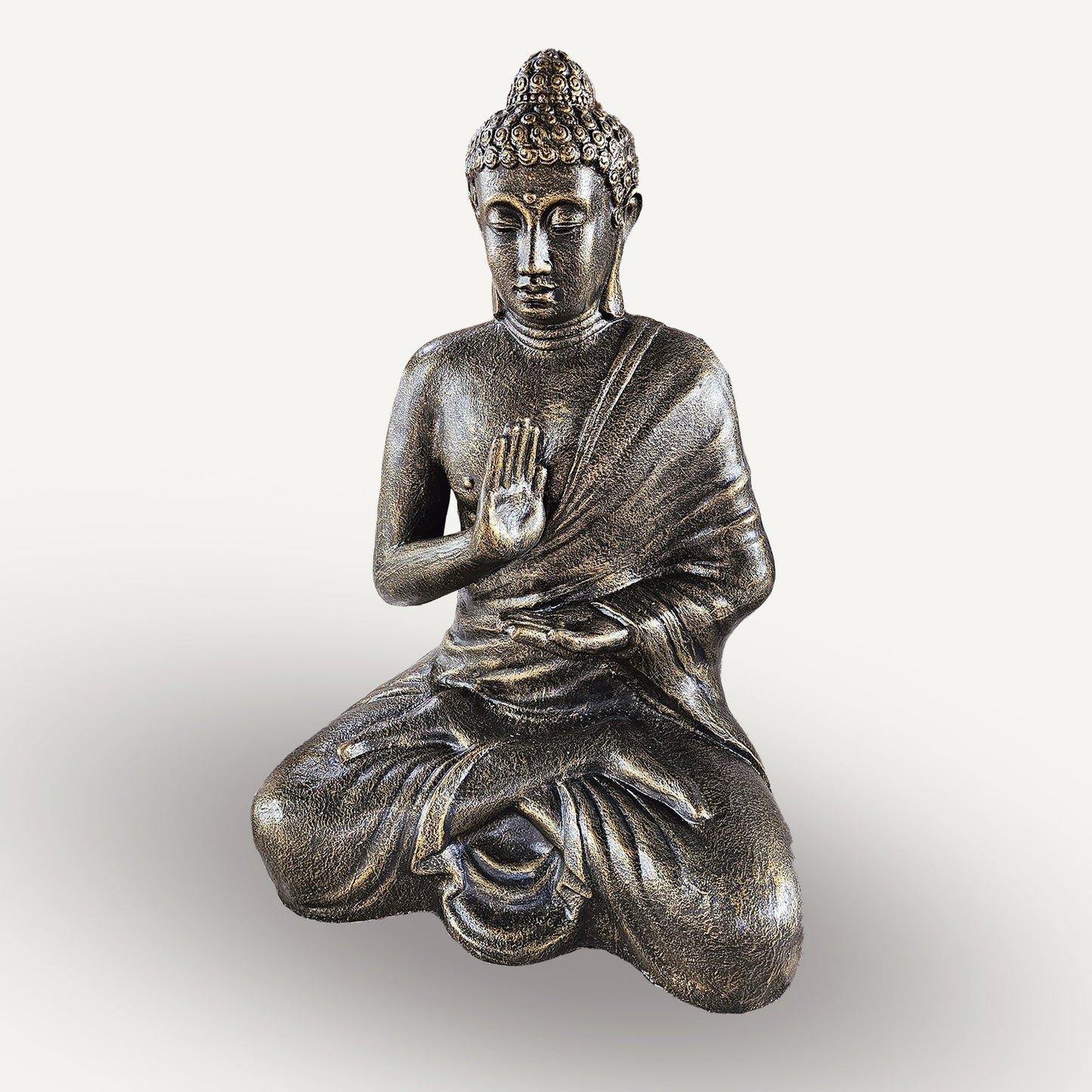 Hand Carved Buddha Statue - 40cm Welcome