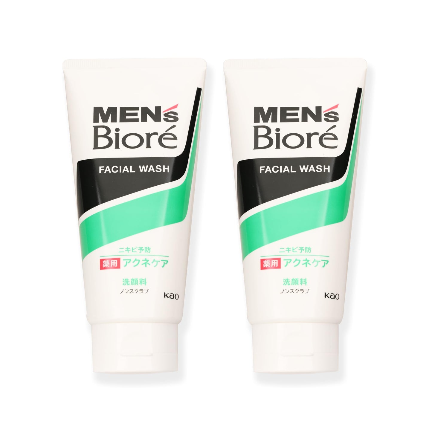 GASHINA STORY Bio-re Men Double Control Facial Cleanser 2-Pack – Cooling Menthol