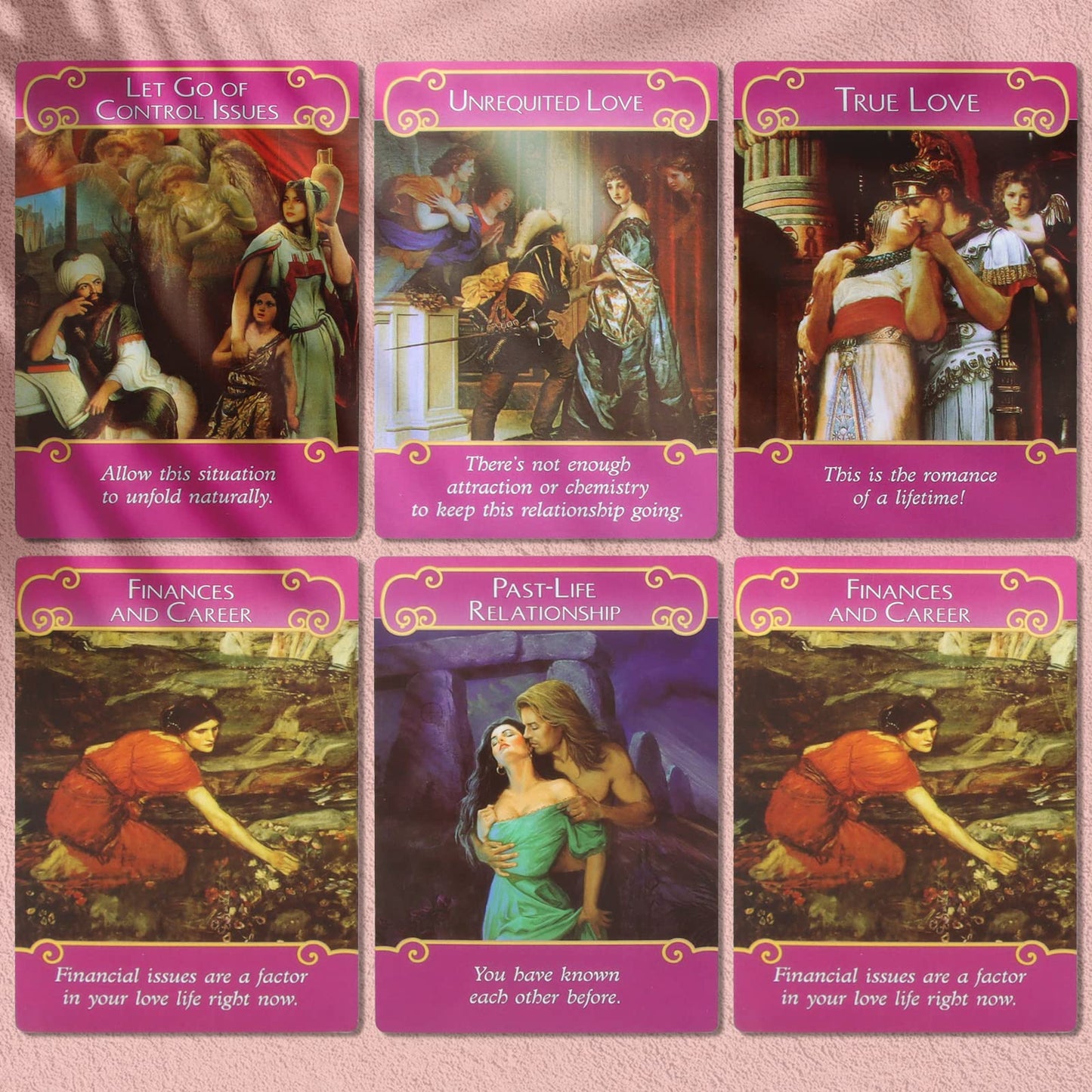 Gayrrnel Tarot Cards Set — 44 Lovers Romance Oracle Cards, Rare Doreen Virtue Angel Cards