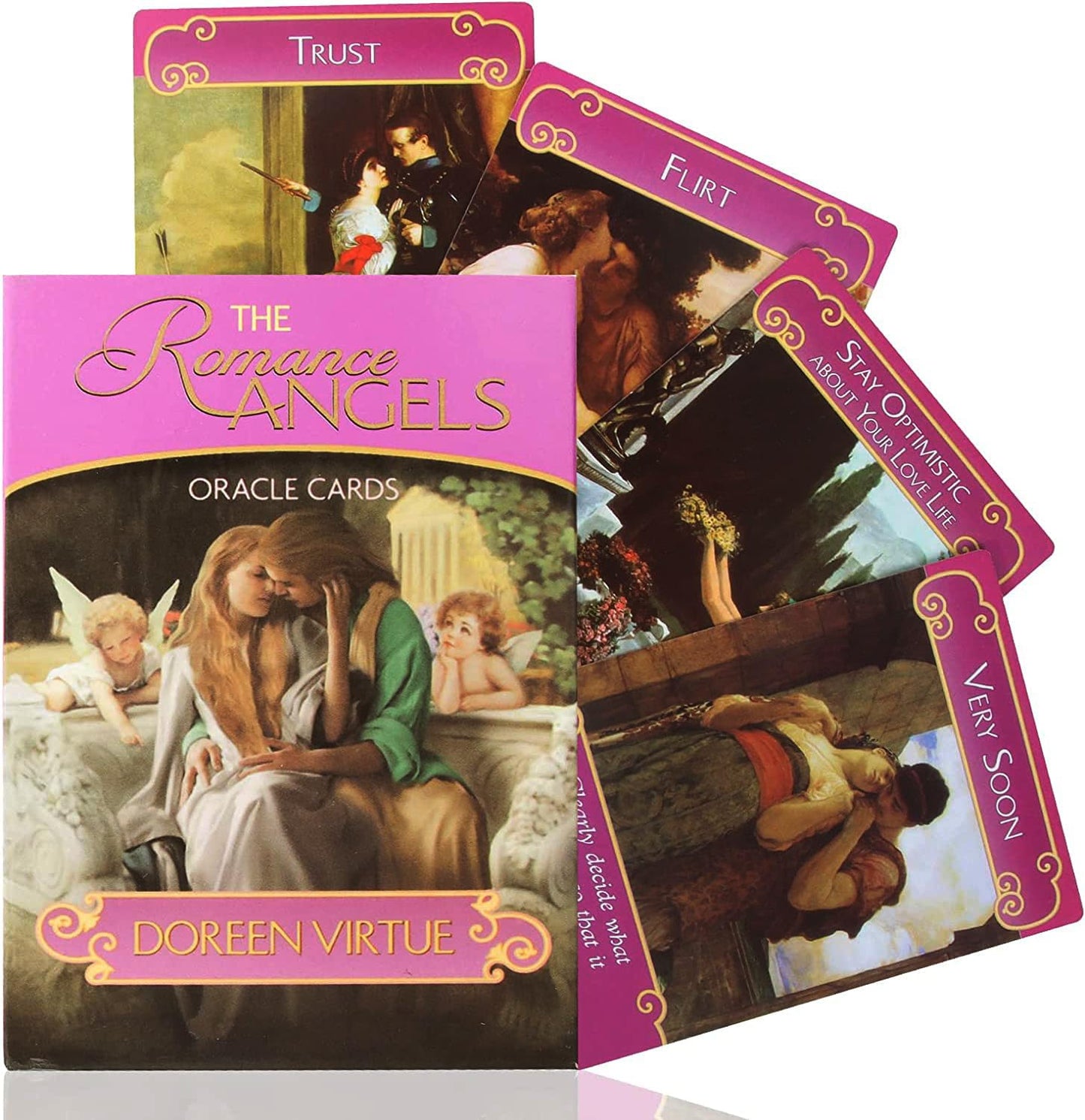 Gayrrnel Tarot Cards Set — 44 Lovers Romance Oracle Cards, Rare Doreen Virtue Angel Cards
