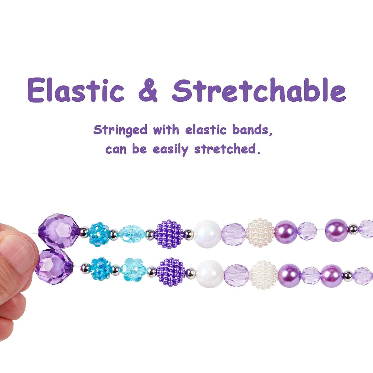 G.C 3-Set Girl Princess Jewelry: Unicorn Mermaid Rainbow Necklace & Bracelet with Gift Box