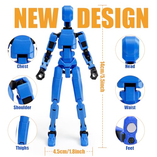 Gdufcny T13 Titan 13 Magnetized Action Figure Set - 6-Pack