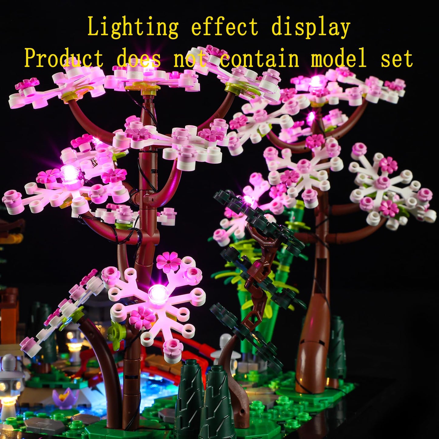 GEAMENT LED Light Kit for Lego Tranquil Garden Icons 10315 — Model Set Not Included
