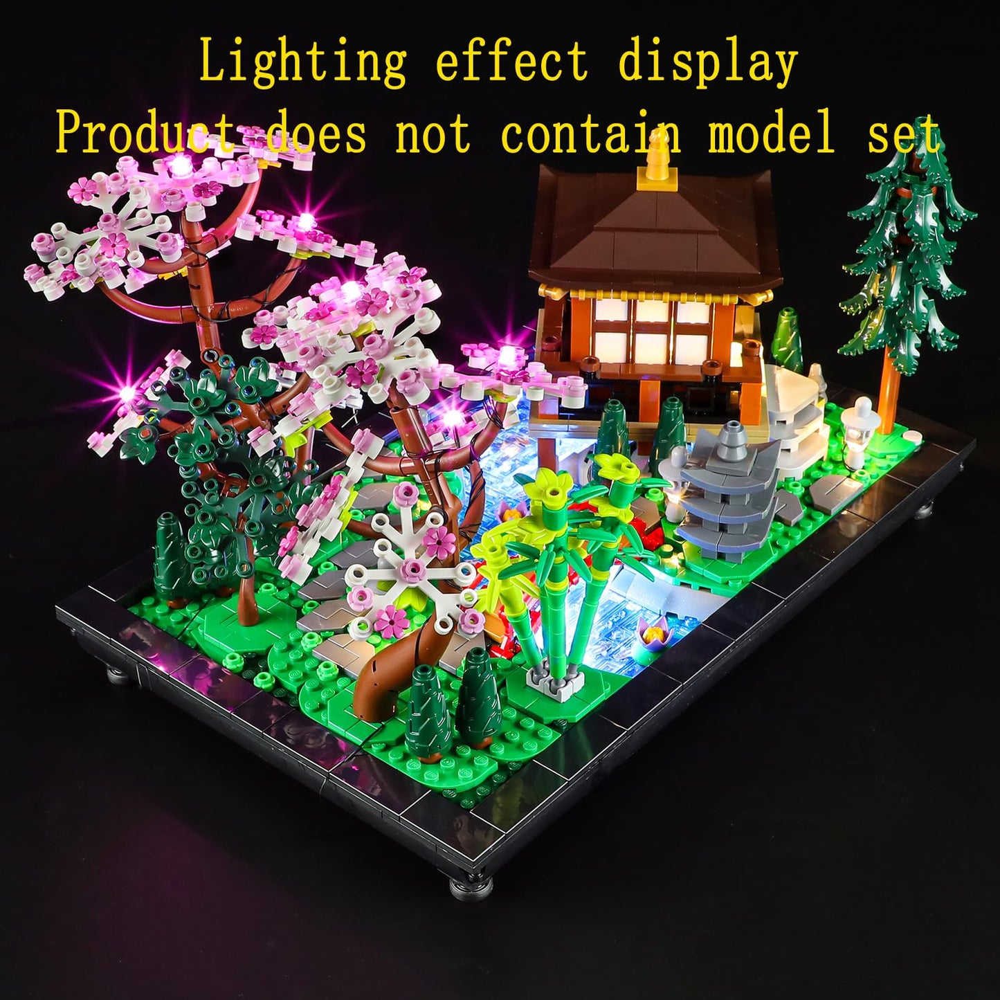 GEAMENT LED Light Kit for Lego Tranquil Garden Icons 10315 — Model Set Not Included