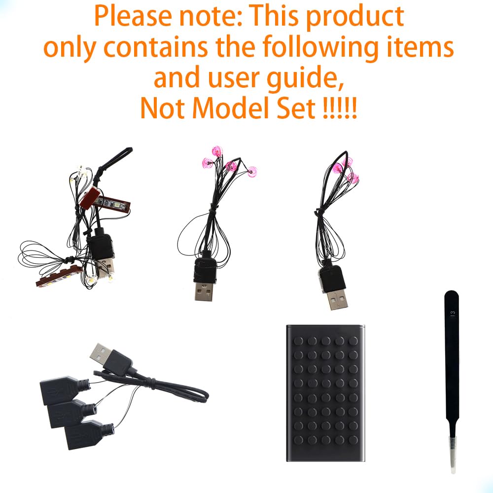 GEAMENT LED Light Kit for Lego Tranquil Garden Icons 10315 — Model Set Not Included