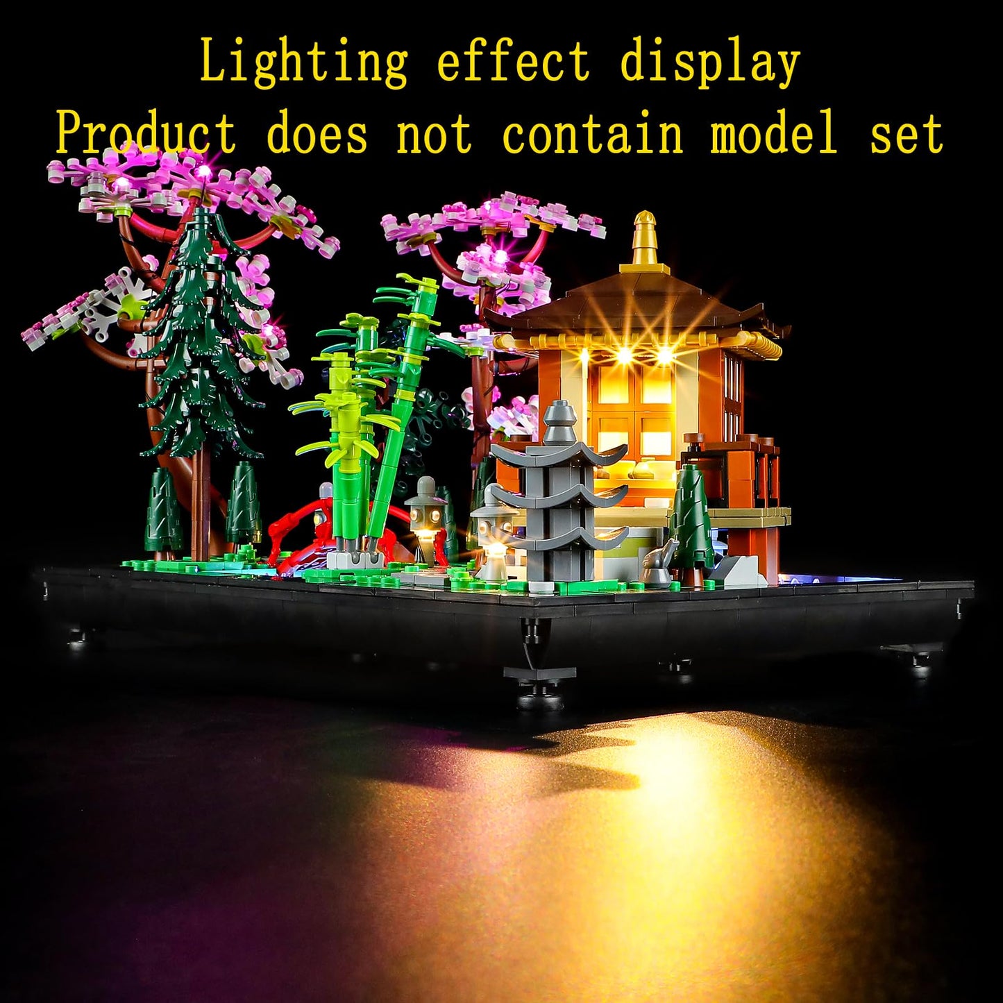 GEAMENT LED Light Kit for Lego Tranquil Garden Icons 10315 — Model Set Not Included