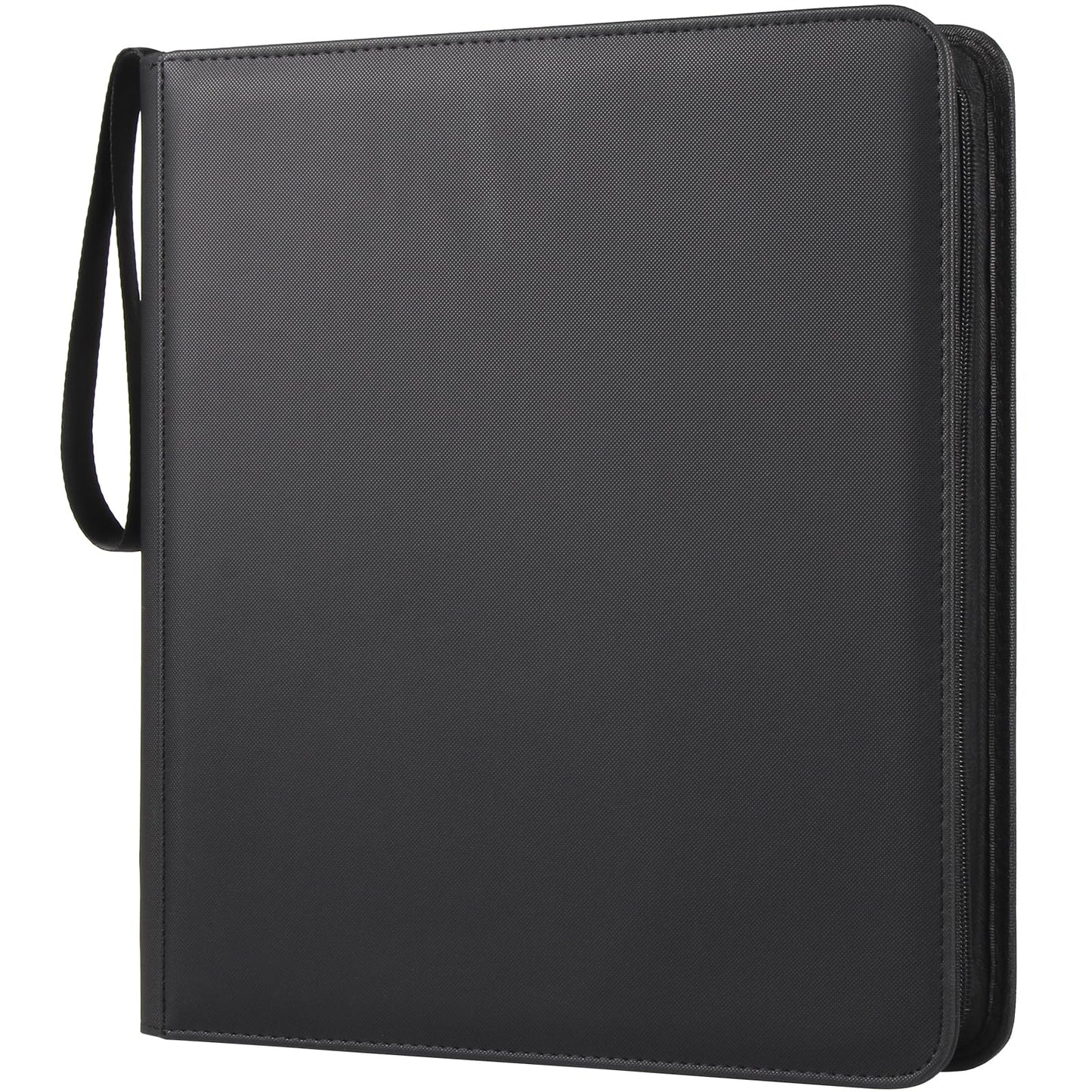 GEAoffice 12-Pocket Trading Card Binder | Premium PU, Side-Loading, Non-PVC, Zip Closure