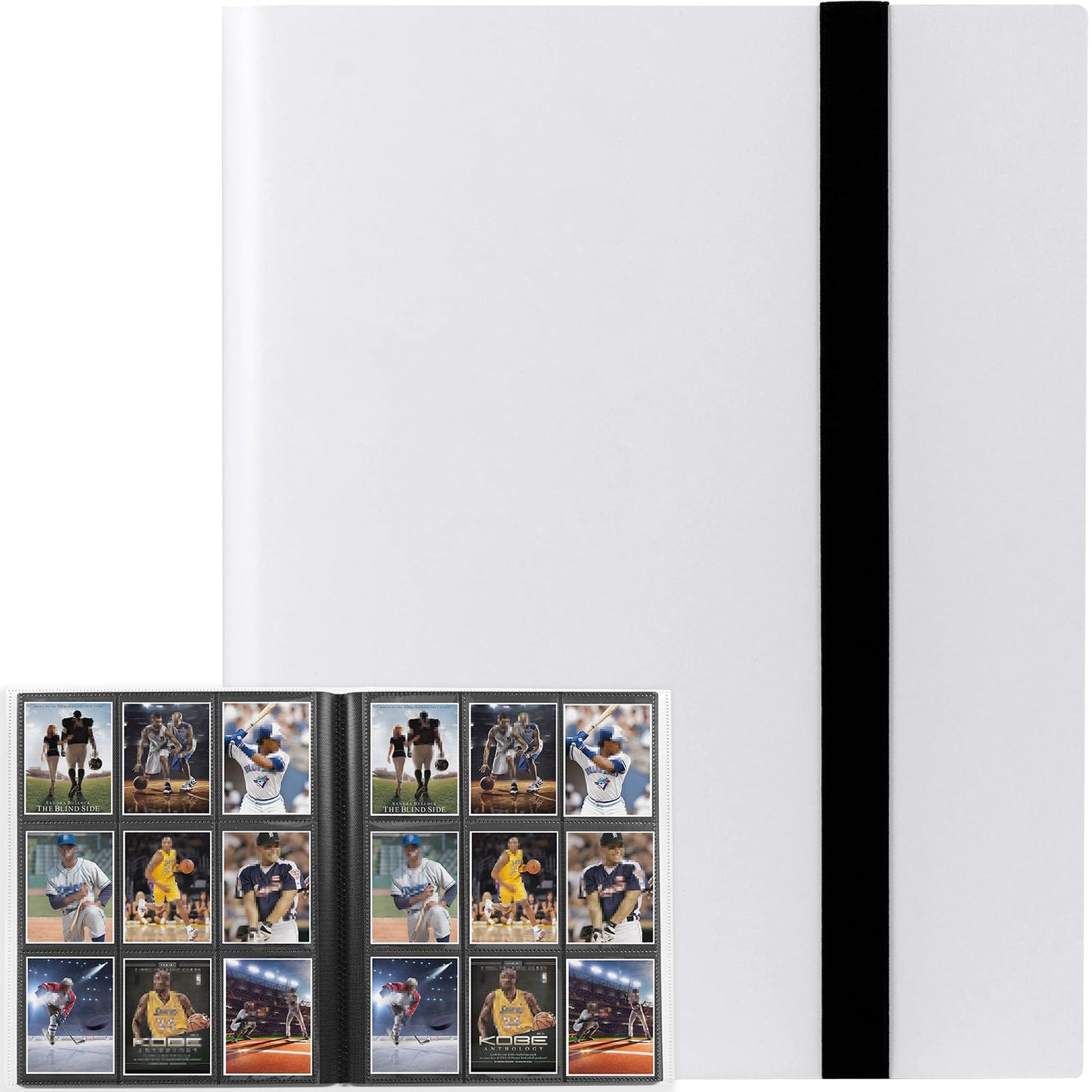 GEAoffice Card Binder | 9-Pocket, 360-Card Capacity, White