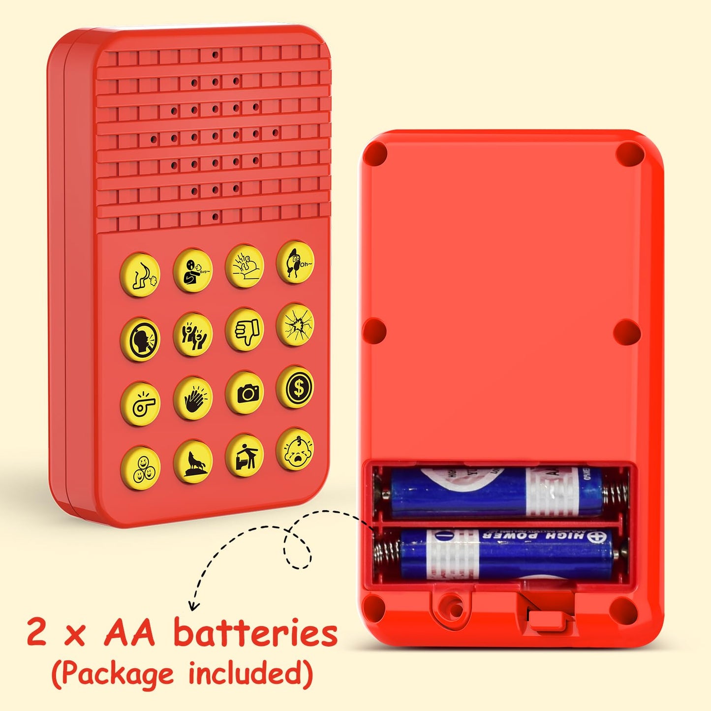 GEERAY Sound Effects Machine — 16 Hilarious Sounds in a Pocket-Sized Prank Toy