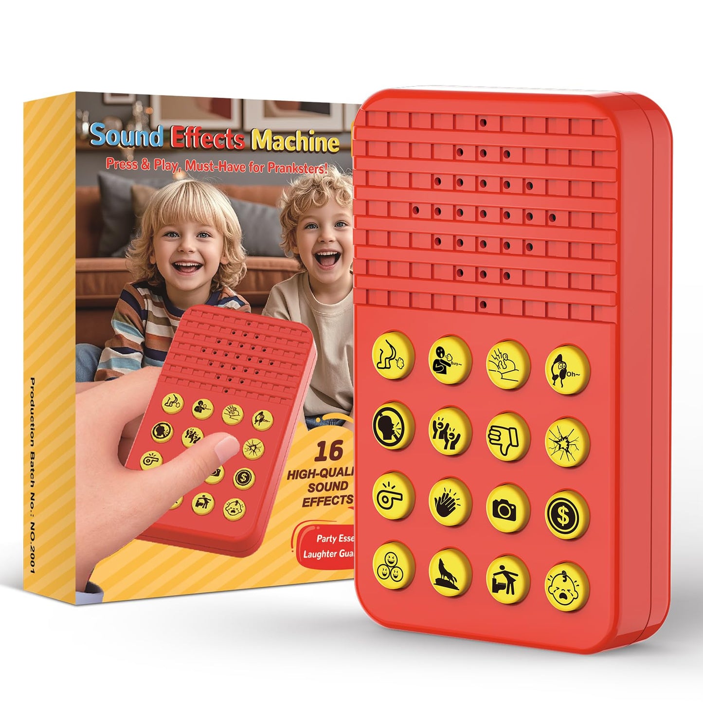 GEERAY Sound Effects Machine — 16 Hilarious Sounds in a Pocket-Sized Prank Toy
