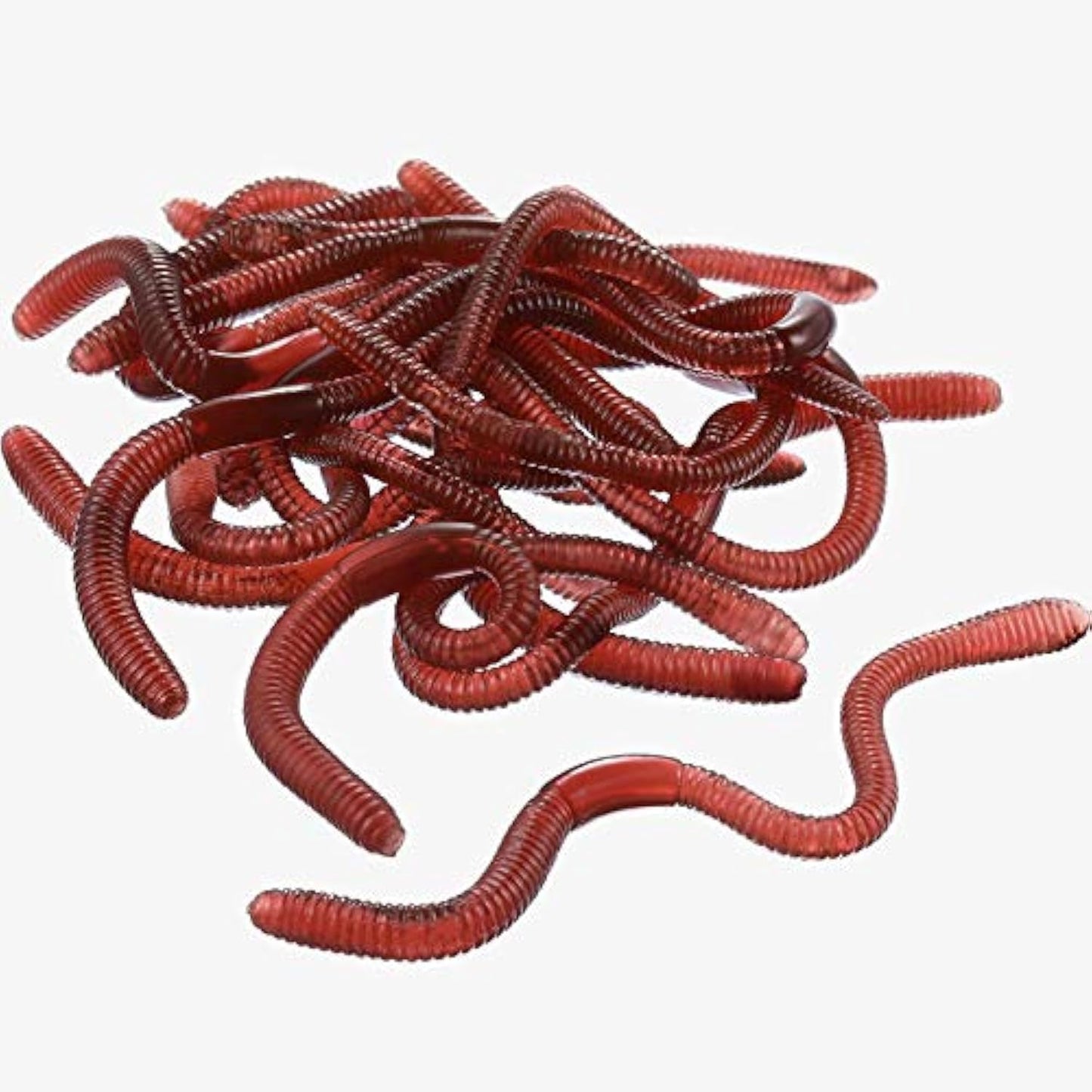Gejoy 16 Pieces Fake Worms – Realistic Plastic Earthworms for Halloween, Pranks & Education