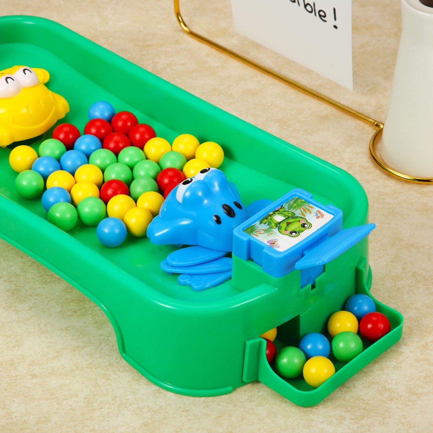 Gejoy 150-Piece 14.4mm Colorful Game Marbles — Replacement Balls for Hungry Hungry Hippos and Greedy Frog