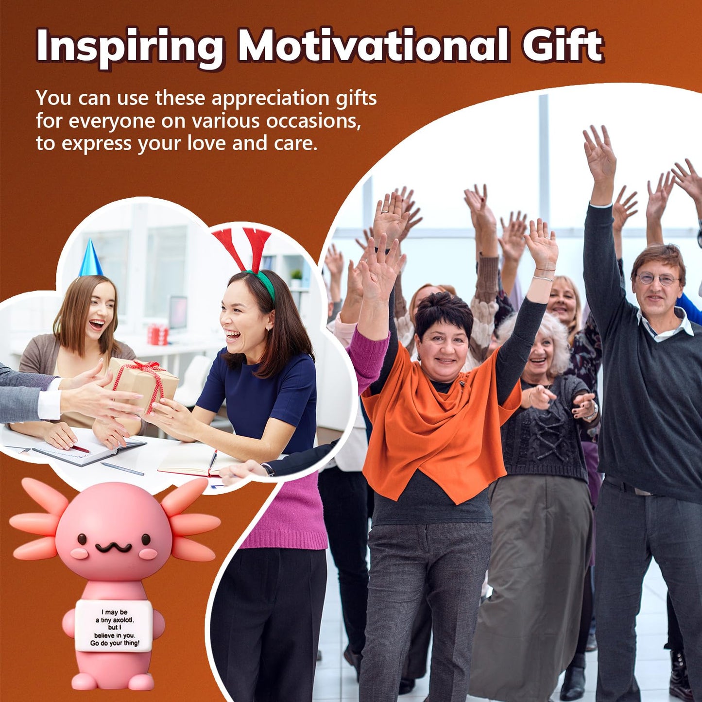 Gejoy 64 Pcs You Rock Figures Set – Motivational Desk Decor & Gift for Teams