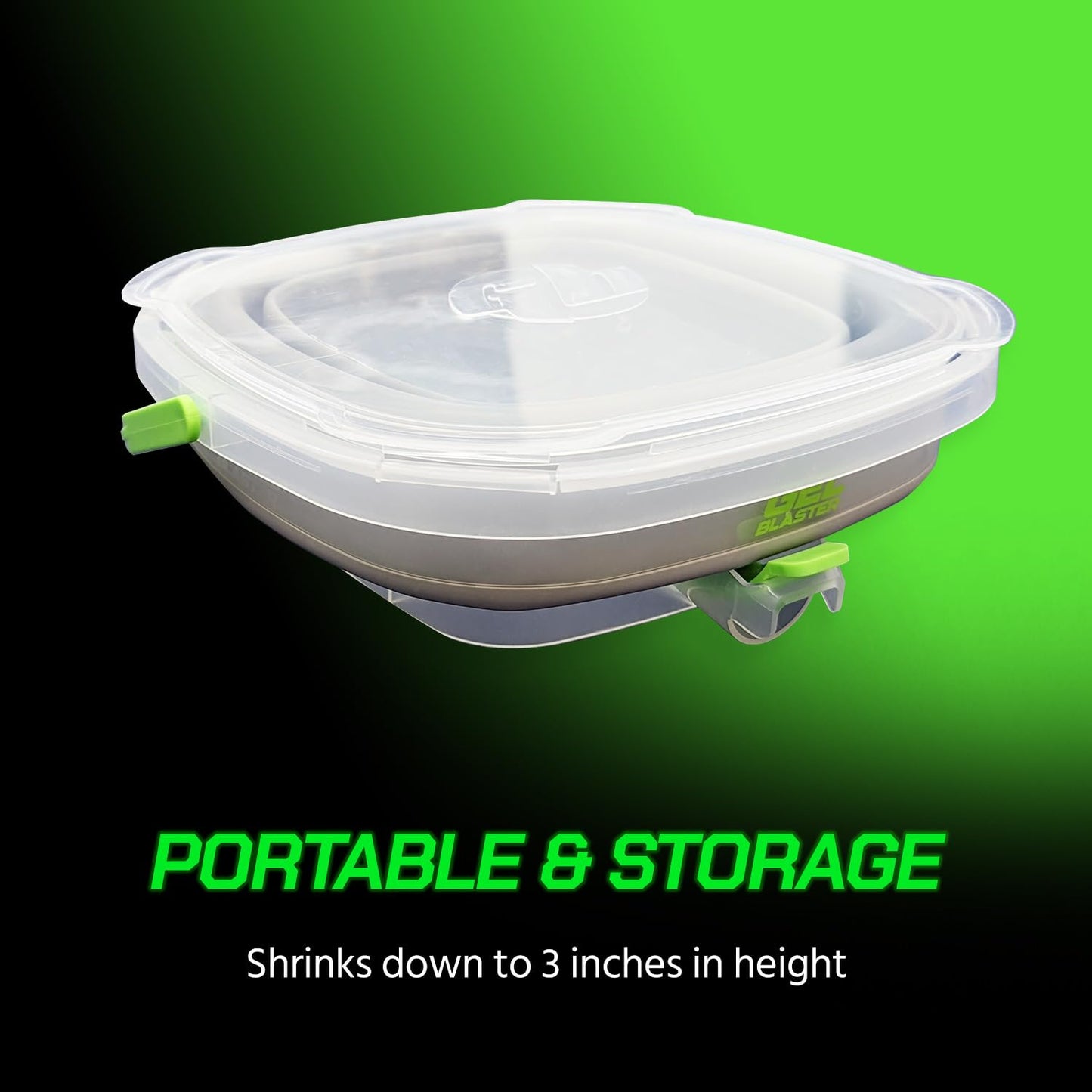 Gel Blaster Gellet Depot – Portable 10K Gellet Storage, Fast Loading & Strainer