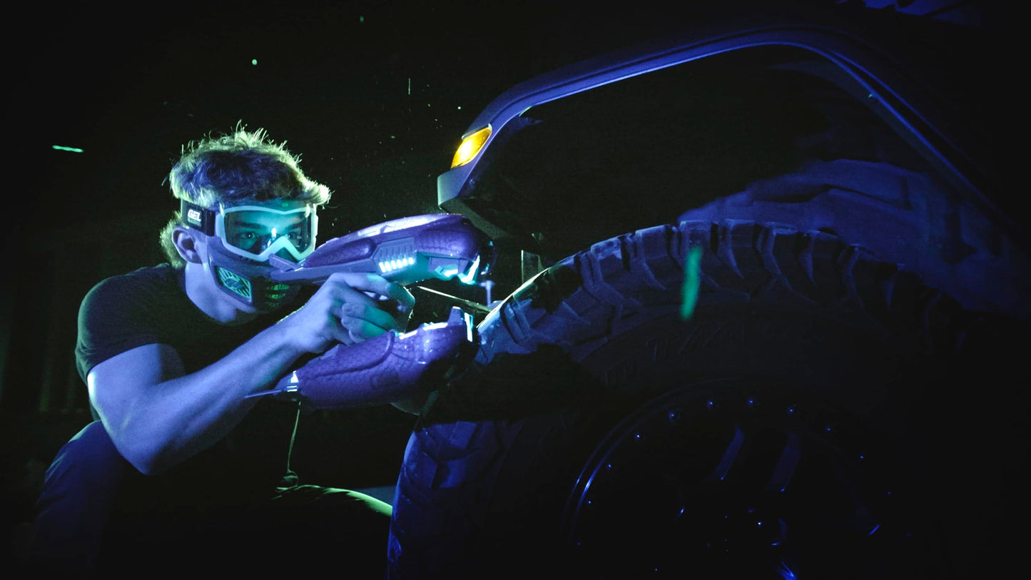 Gel Blaster Halo Plasma Blaster – Type-25 Glow-in-the-Dark Gel Ball Blaster with Tracer