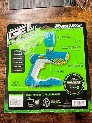 Gel Blaster Piranha – Waterproof Auto Gel Blaster with 150 ft/s Range