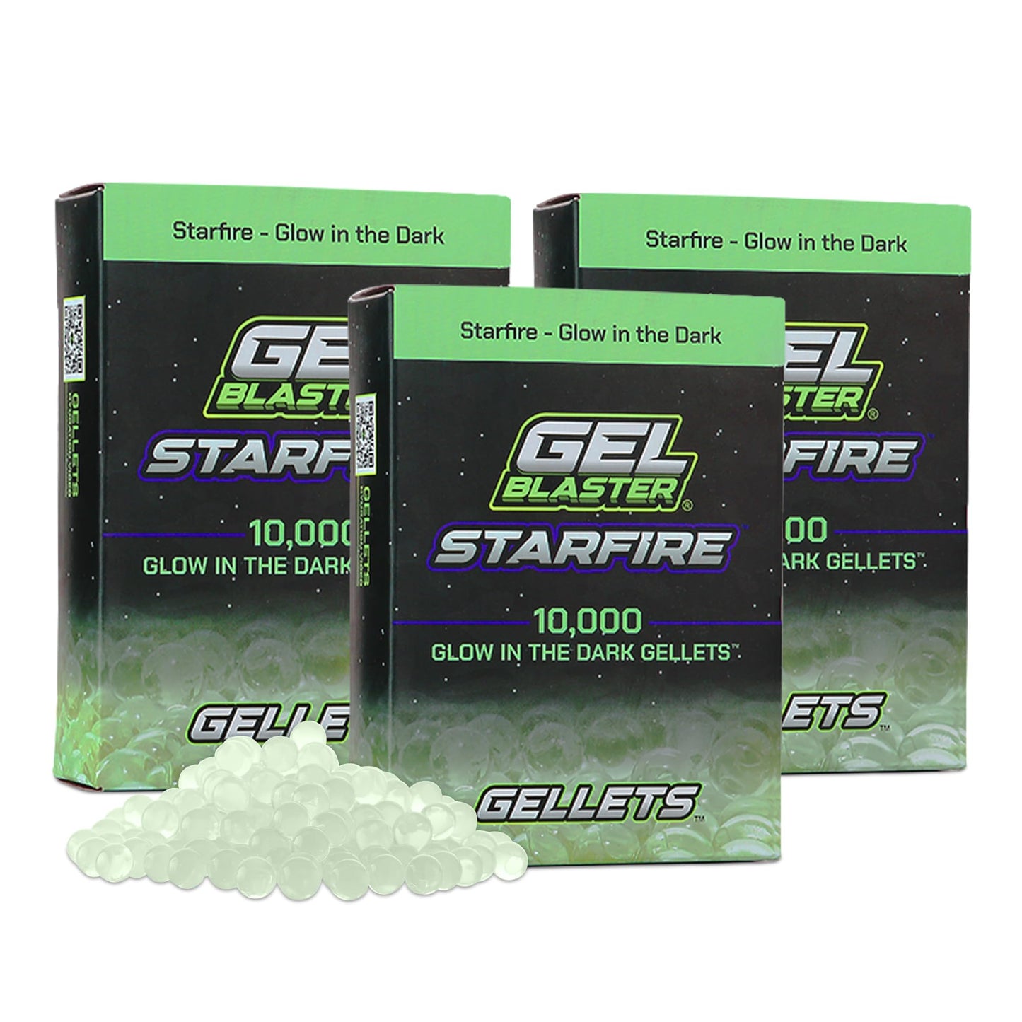Gel Blaster Starfire Gellets – Glow-in-the-Dark UV Tracer Rounds | Official Refill Ammo for Starfire Gel Blasters | Ages 14+