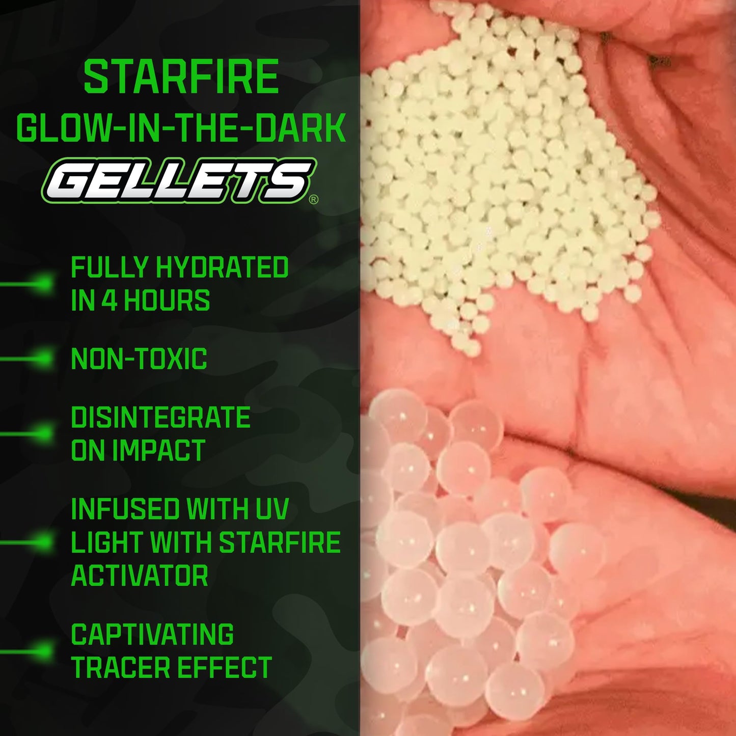 Gel Blaster Starfire XL – Glow-in-the-Dark Supersized Gel Blaster Kit for Day & Night Outdoor Battles