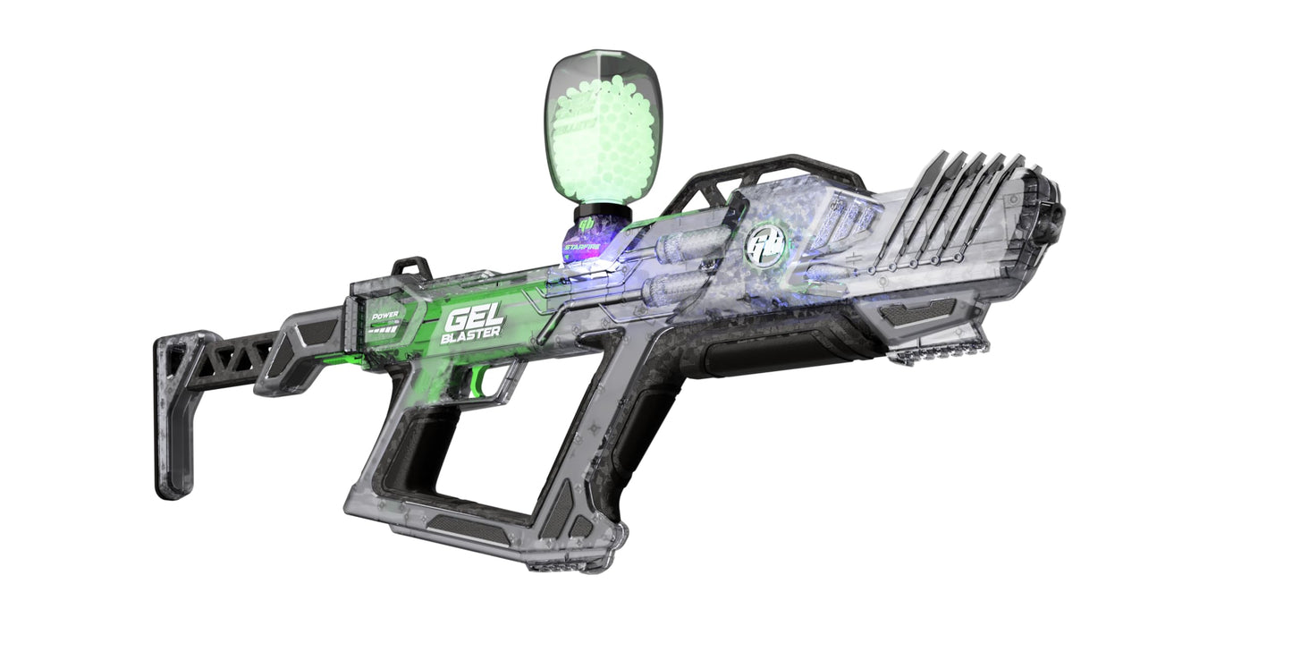 Gel Blaster Surge XL 2 – Glow Activator, 150+ ft Range, Water Bead Ammo, Semi/Full Auto, Glow in the Dark, 180–250 FPS | Ages 14+