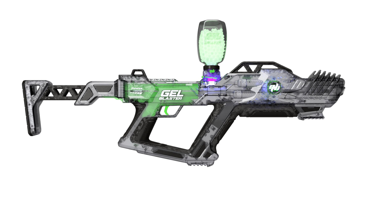 Gel Blaster Surge XL 2 – Glow Activator, 150+ ft Range, Water Bead Ammo, Semi/Full Auto, Glow in the Dark, 180–250 FPS | Ages 14+